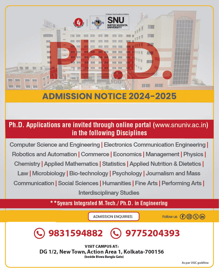 Sister Nivedita University phD